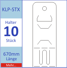 Clipstrip Hang-Streifen STX