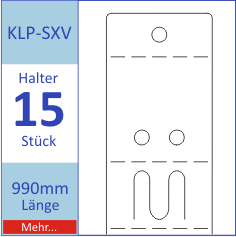 Clipstrip Hang-Streifen SXV
